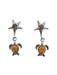 Baltic Amber Starfish & Sea Turtle Posts | Sterling Silver | Light Years Jewelry