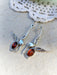 Baltic Amber Hummingbird Dangles | Sterling Silver Earrings | Light Years
