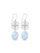 Celtic Knot & Moonstone Drop Dangles | Sterling Silver Earrings | Light Years