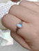 Moonstone Scroll Ring | Sterling Silver Size 6 7 8 9 10 | Light Years