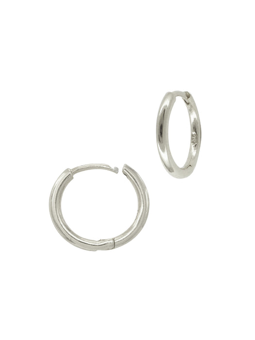 12mm Huggie Hoops | Gold Vermeil Sterling Silver | Light Years Jewelry