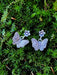 Flower & Butterfly Dangle Posts | Sterling Silver Studs Earrings | Light Years