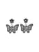 Flower & Butterfly Dangle Posts | Sterling Silver Studs Earrings | Light Years