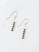 Nightfall Black Hematite Stack Dangles by Anne Vaughan | Sterling Silver Earrings | Light Years