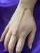 Dainty Chain Ring Bracelet | Gold Plated Hand Jewelry | Light Years