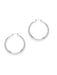 Silver Plated Maria Hoops by Amano Studio | Steel Pincatch Earrings | Light Years