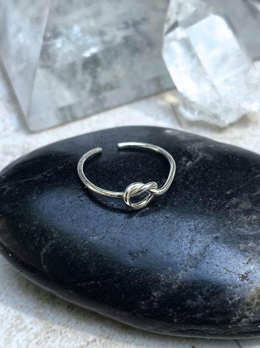 Solid Knot Toe Ring | 14k Gold Filled Sterling Silver | Light Years Jewelry
