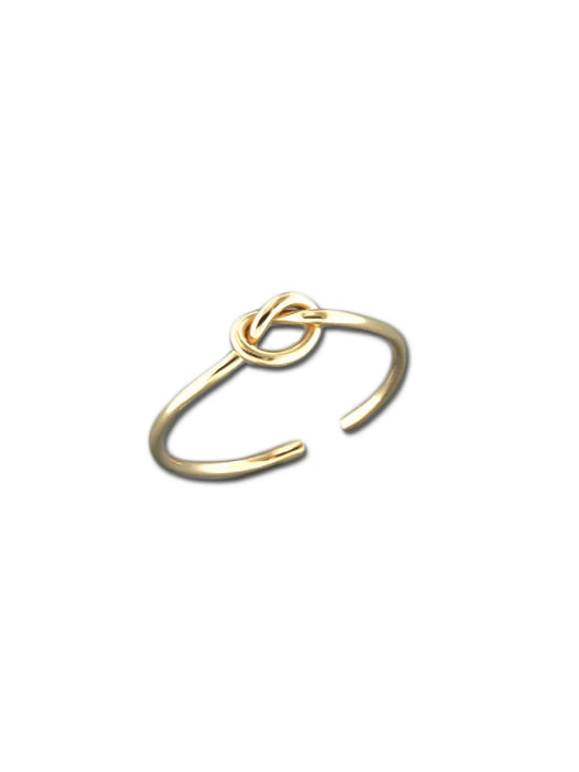Solid Knot Toe Ring