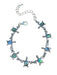 Abalone Turtle Bracelet | Fashion Silver Tone Link | Light Years Jewelry
