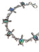 Abalone Turtle Bracelet | Fashion Silver Tone Link | Light Years Jewelry