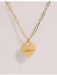 "Mama" Heart Necklace | Gold Plated Linked Chain Pendant | Light Years
