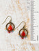 Earthen Carnelian & Jasper Dangles by Anne Vaughan | Handmade Stone Earrings | Light Years