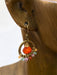 Earthen Carnelian & Jasper Dangles by Anne Vaughan | Handmade Stone Earrings | Light Years