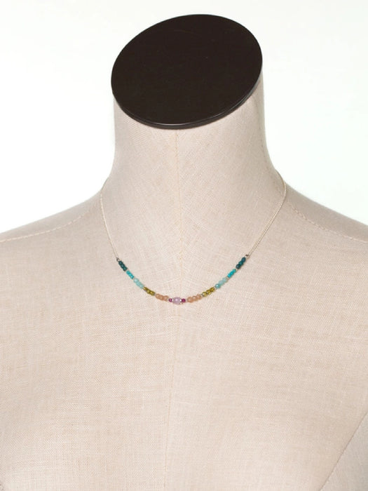 Primrose Stone Beaded Necklace by Anne Vaughan | Sterling Silver | Light Years