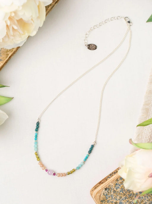 Primrose Stone Beaded Necklace by Anne Vaughan | Sterling Silver | Light Years