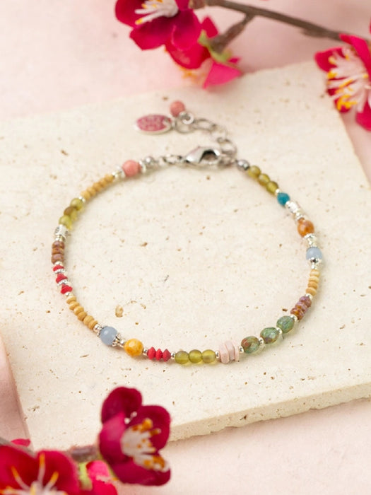 Leilani Stone Beaded Bracelet by Anne Vaughan