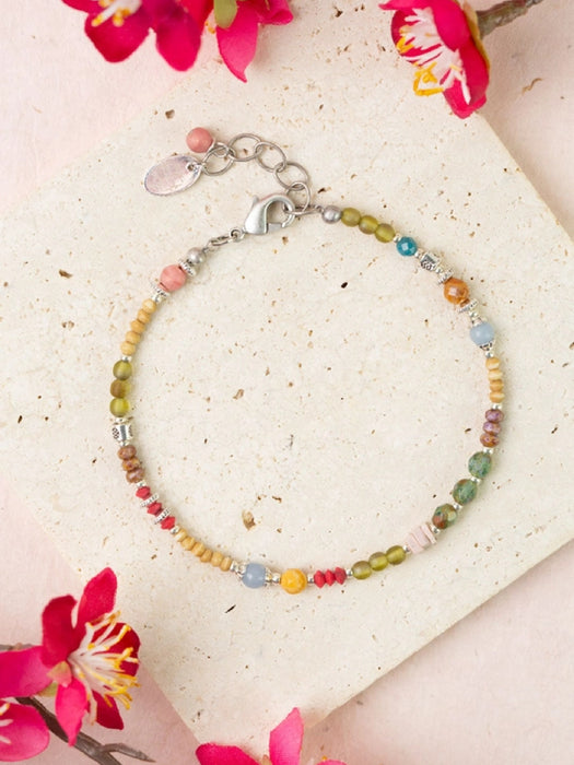 Leilani Stone Beaded Bracelet by Anne Vaughan