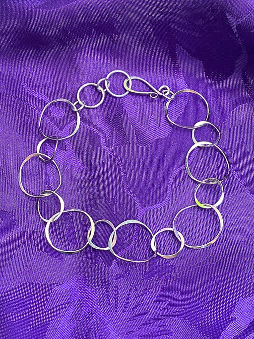 Linked Circle Bracelet | Sterling Silver 14k Gold Filled | Light Years