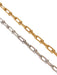 Stainless Steel U Link Bracelet | Gold Plated Fashion Chain | Light Years