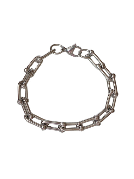 Stainless Steel U Link Bracelet | Gold Plated Fashion Chain | Light Years