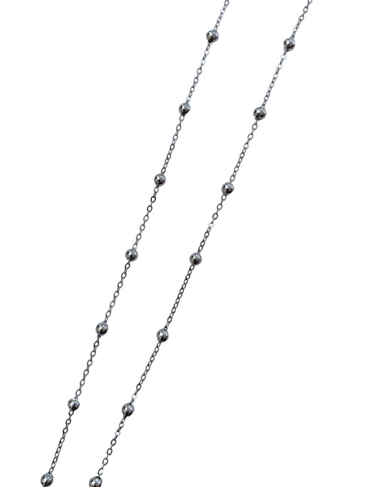 Stainless Steel Satellite Chain | Adjustable Bead Necklace | Light Years