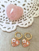 Enamel Bird & Heart Huggie Hoops | Gold Plated Earrings | Light Years