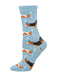 Basset Hounds Bamboo Crew Socks | Gifts and Accessories | Light Years