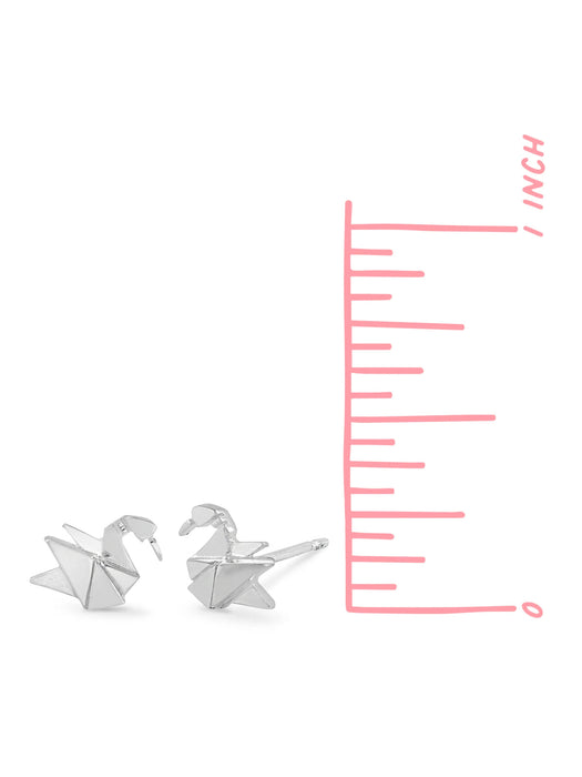 Paper Crane Posts by boma | Sterling Silver Stud Earring | Light Years