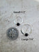 Onyx Beaded Hoops | Sterling Silver Earrings | Light Years Jewelry