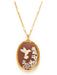Vintage Cameo Necklaces by Amano Studio | Hummingbird | 14k Gold Plated Chain Pendant | Light Years 