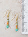 Secret Garden Stone Stack Dangles by Anne Vaughan | Handmade Gold Plated Earrings | Light Years