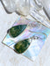 Moss Agate Dangles | Sterling Silver Gemstone Earrings | Light Years Jewelry