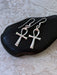 Ankh Dangle Earrings | Sterling Silver | Light Years Jewelry