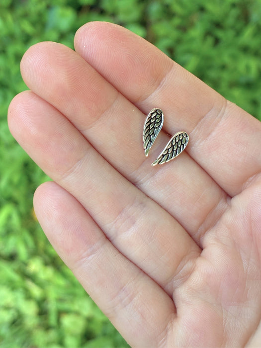 Angel Wing Posts | Sterling Silver Stud Earrings | Light Years