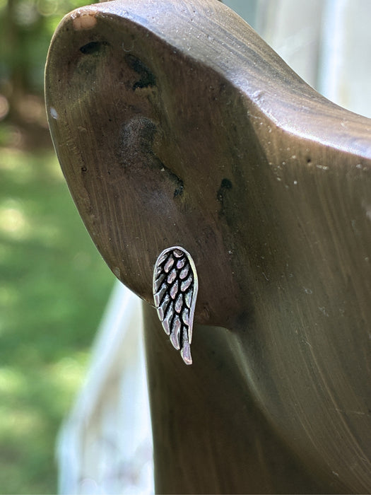 Angel Wing Posts | Sterling Silver Stud Earrings | Light Years