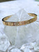 Greek Key Hinge Bracelet | Gold Plated Stainless Steel | Light Years