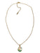 Enamel Rose Necklace | Gold Plated Stainless Steel Chain Pendant | Light Years