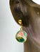 Enamel Rose Post Dangles | Gold Plated Stainless Steel Earrings | Light Years