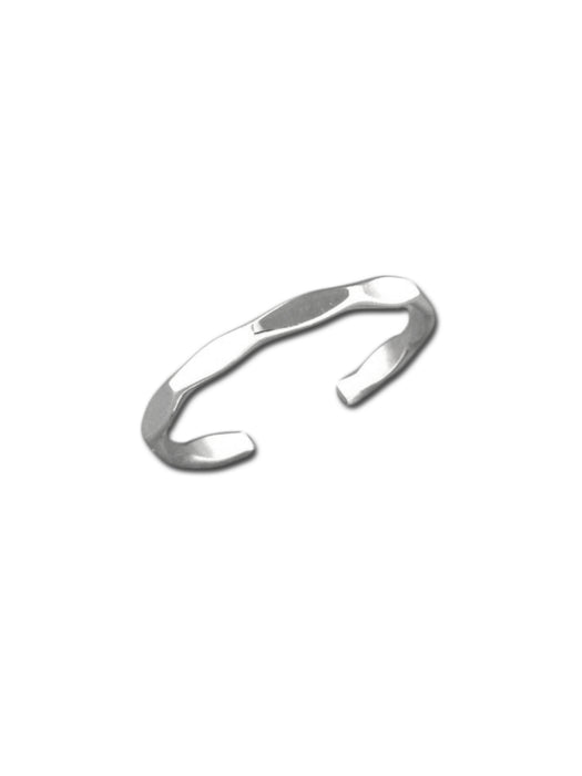Hammered Toe Ring