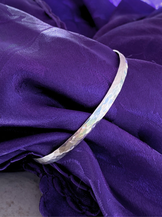 Hammered Cuff Bracelet | Sterling Silver 14k Gold Filled | Light Years