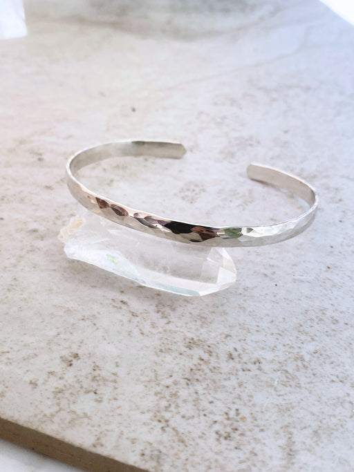 Hammered Cuff Bracelet | Sterling Silver 14k Gold Filled | Light Years