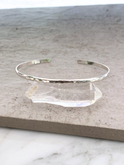 Hammered Cuff Bracelet | 14kt Gold Filled Sterling Silver | Light Years