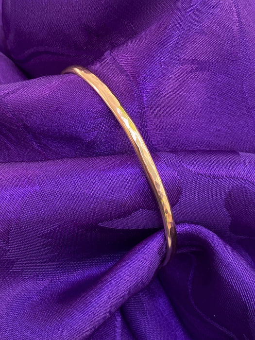 Hammered Cuff Bracelet | 14kt Gold Filled Sterling Silver | Light Years
