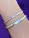 Hammered Cuff Bracelet | 14kt Gold Filled Sterling Silver | Light Years