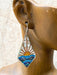 Mosaic Ocean Sunrise Dangles | Stainless Steel Earrings | Light Years