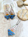 Mosaic Ocean Sunrise Dangles | Stainless Steel Earrings | Light Years