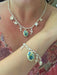 Romantic Floral Charm Bracelet | Matte Silver Tone Link Chain | Light Years