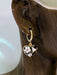 Enamel Bird & Heart Huggie Hoops | Gold Plated Earrings | Light Years