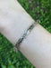 Flowers & Swirls Stretch Bangle Bracelet | Silver Fashion | Light Years
