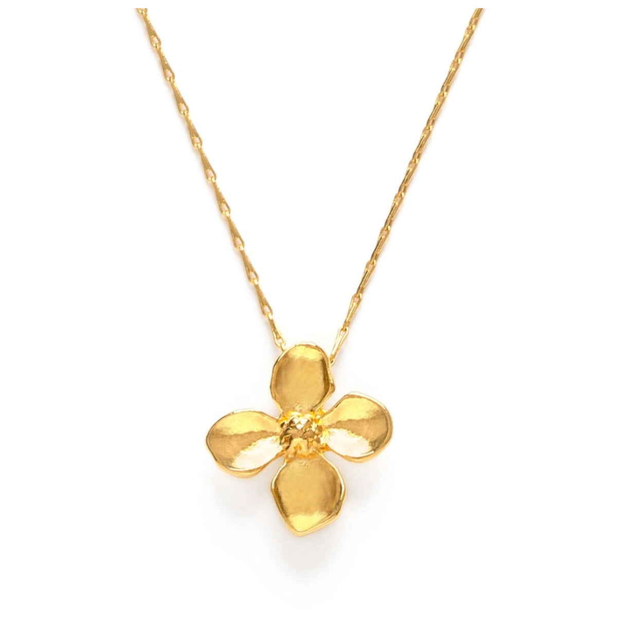Dogwood Flower Necklace by Amano Studio | Gold Chain Pendant